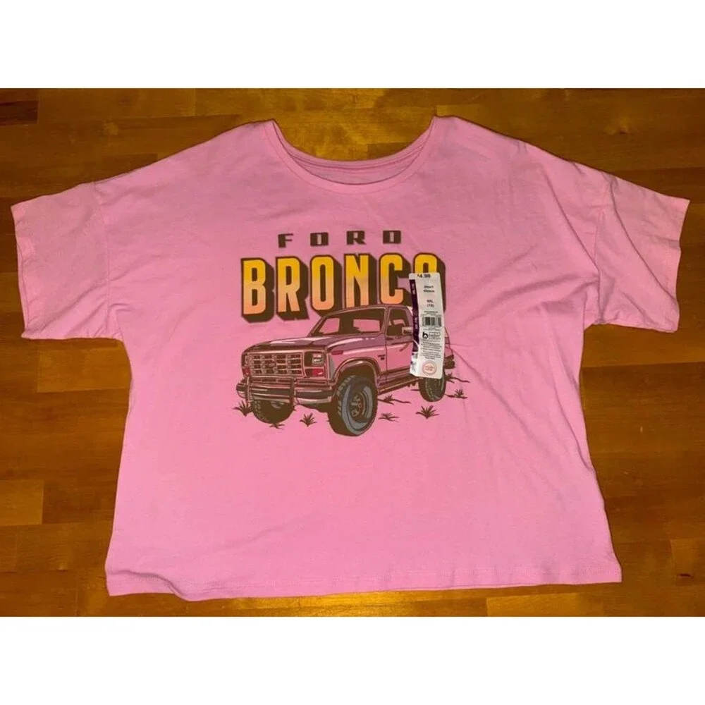 Girls Wonder Nation Pink Bronco Crop Top Size XXL 18